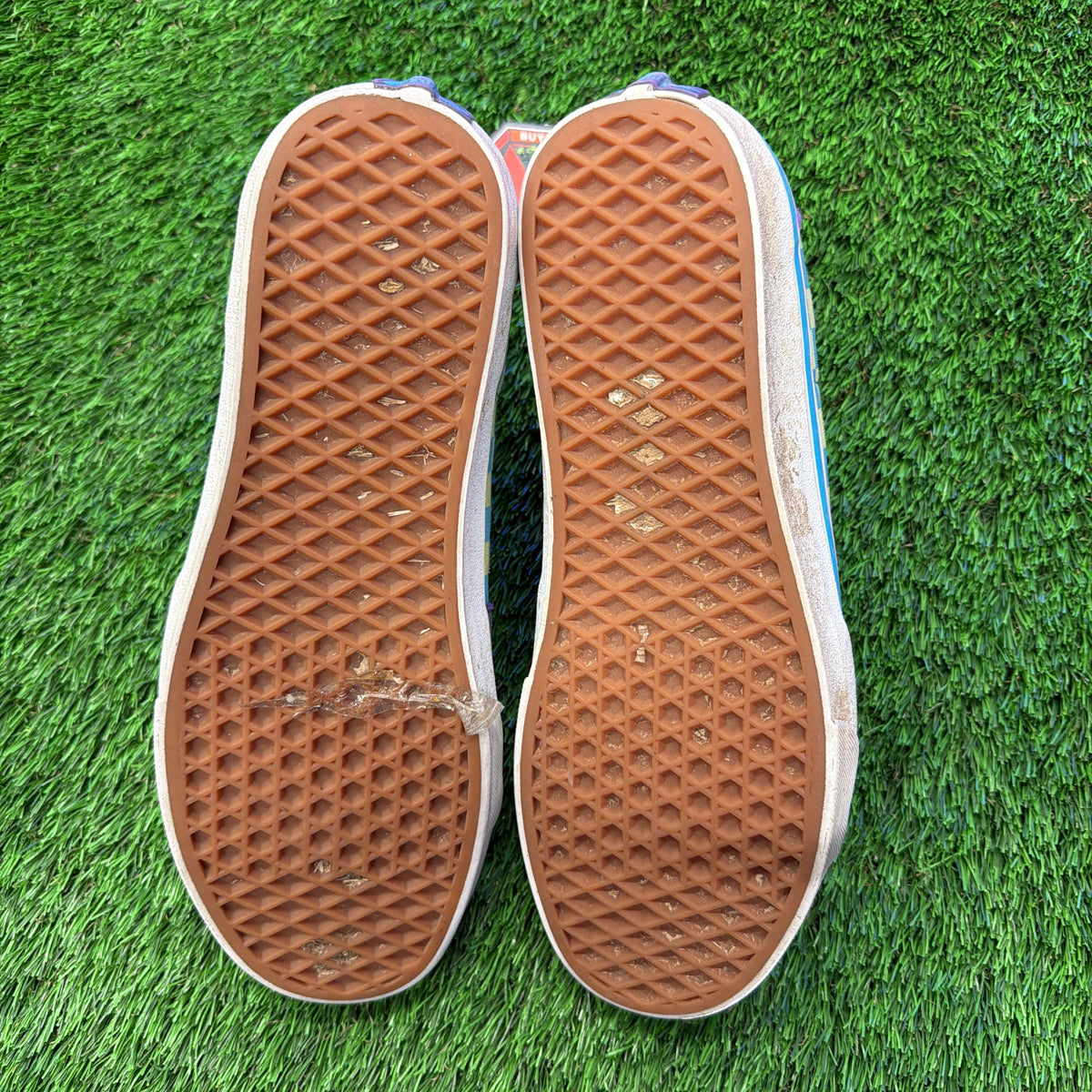 Vans Purple Green Teal Checker