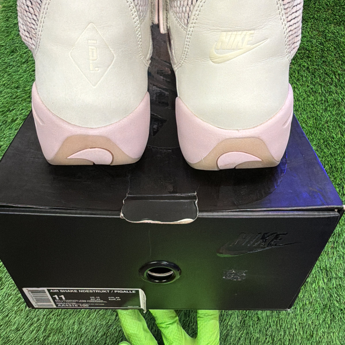 Nike Air Shake NDestrukt Pigalle Sail SIZE 11M/12.5W