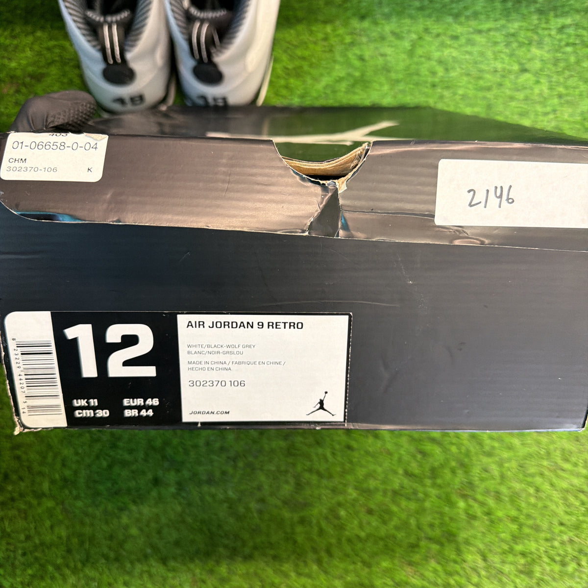 Air Jordan 9 Retro 'Barons' SIZE 12M/13.5W