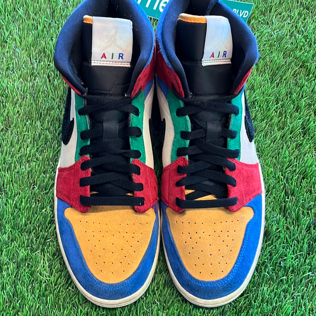 Blue The Great x Air Jordan 1 Mid 'Fearless'