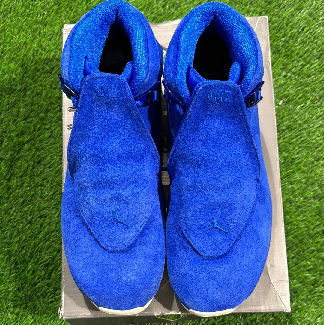 Air Jordan 18 Retro 'Blue Suede'