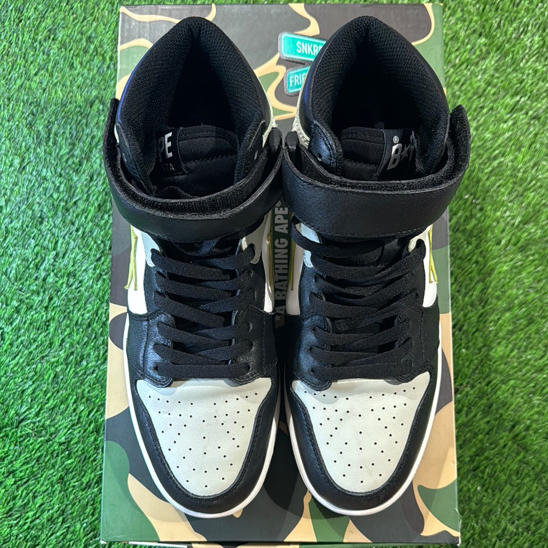 Bape Block Sta High 'Black Lime' SIZE 10M/11.5W