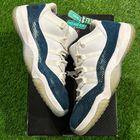 Air Jordan 11 Retro Low 'Navy Snakeskin' 2019