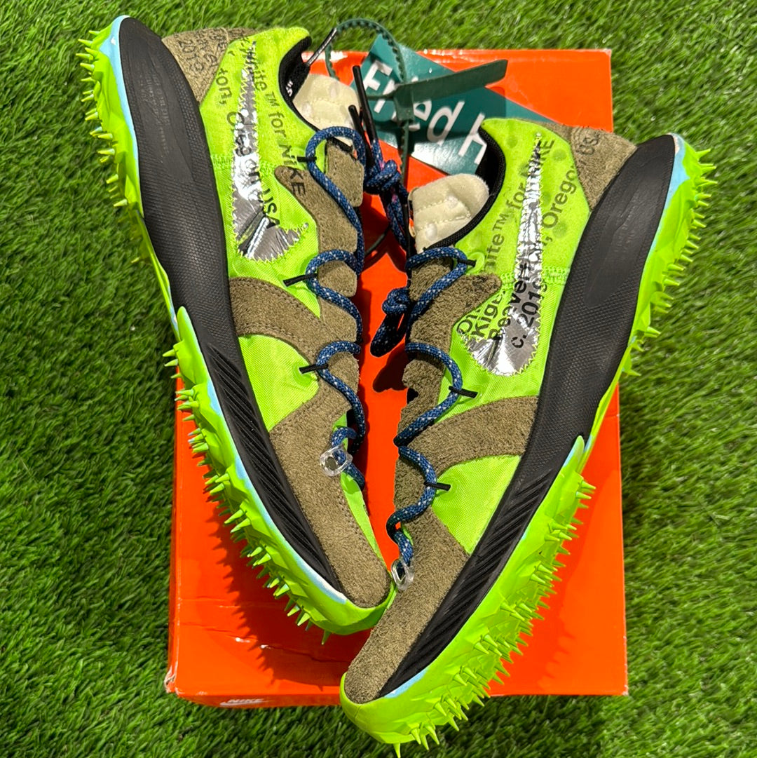 Off-White x Wmns Air Zoom Terra Kiger 5 'Athlete in Progress - Electric Green'