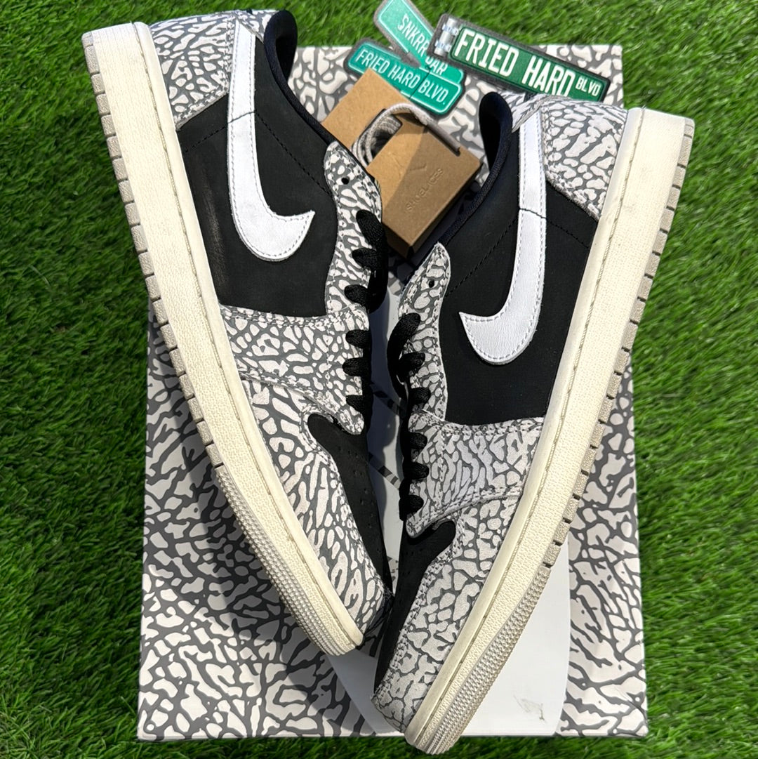 Air Jordan 1 Retro Low OG 'Black Cement'
