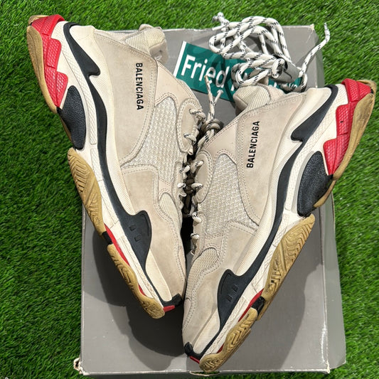Balenciaga Triple S Sneaker 'White Black Red'