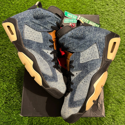 Air Jordan 6 Retro 'Washed Denim' 11M/12.5W
