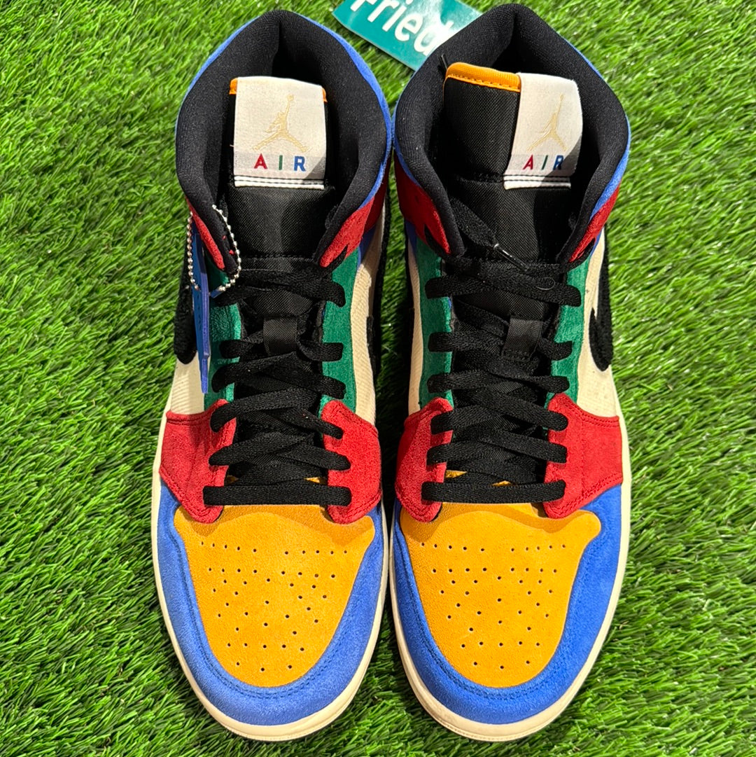 Blue The Great x Air Jordan 1 Mid 'Fearless'