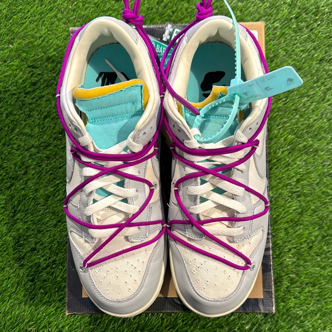 Off-White x Dunk Low 'Lot 21 of 50'
