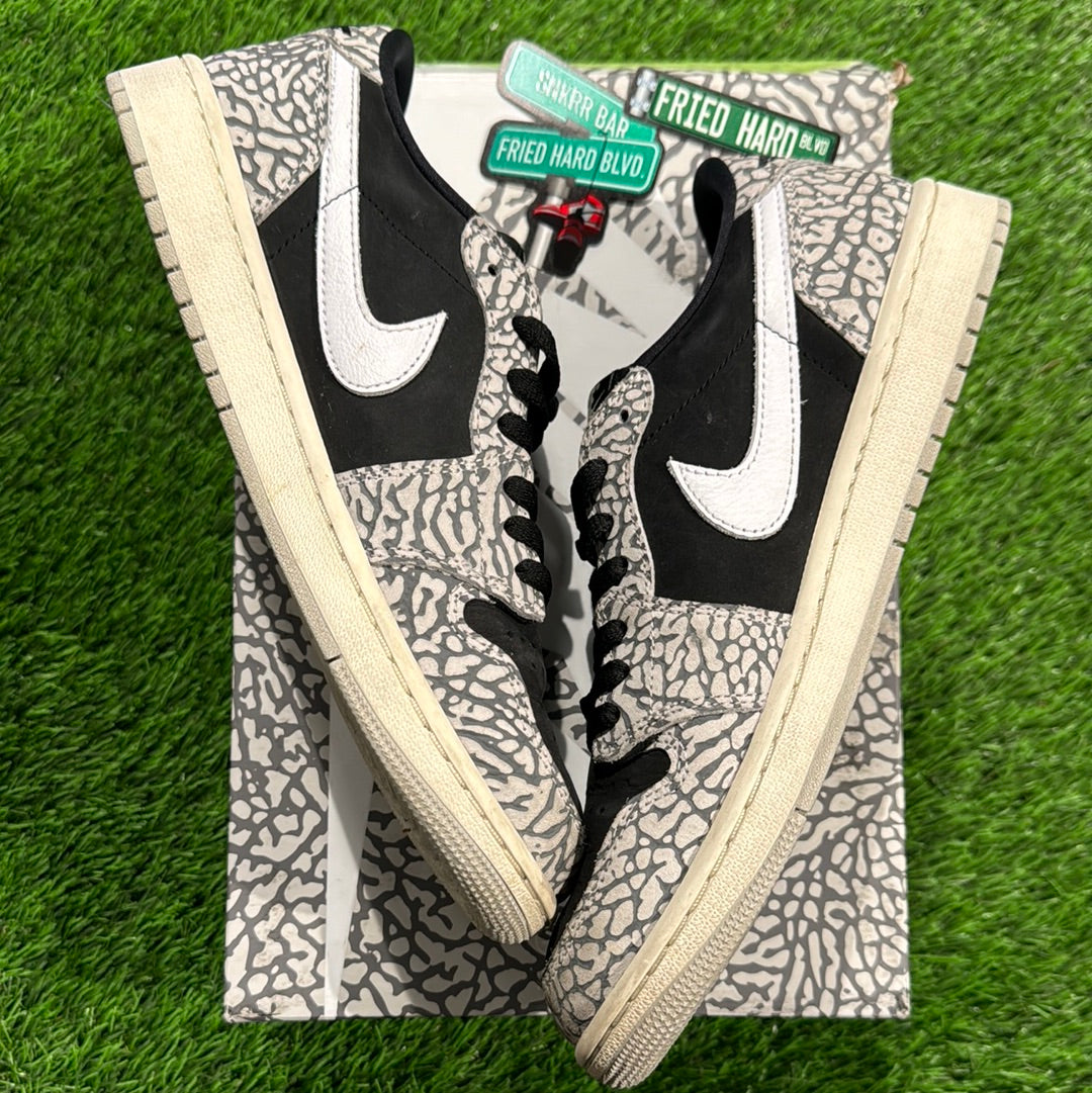 Air Jordan 1 Retro Low OG 'Black Cement'