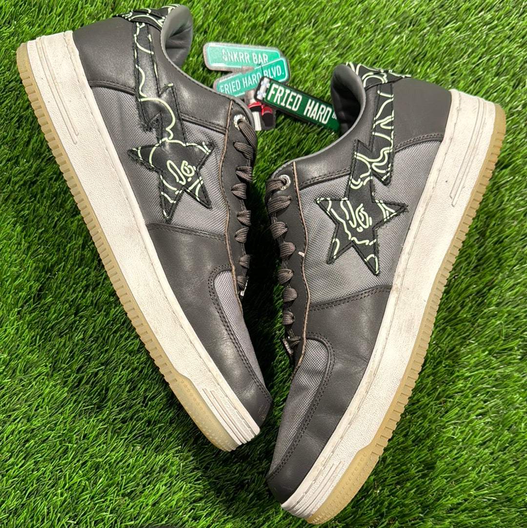Bapesta 'Text Code Camo - Charcoal'
