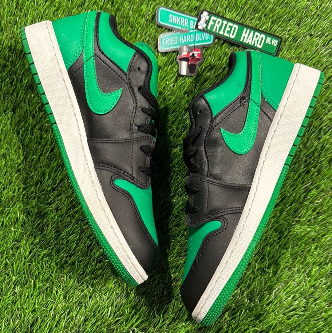 Air Jordan 1 Low GS 'Black Lucky Green'