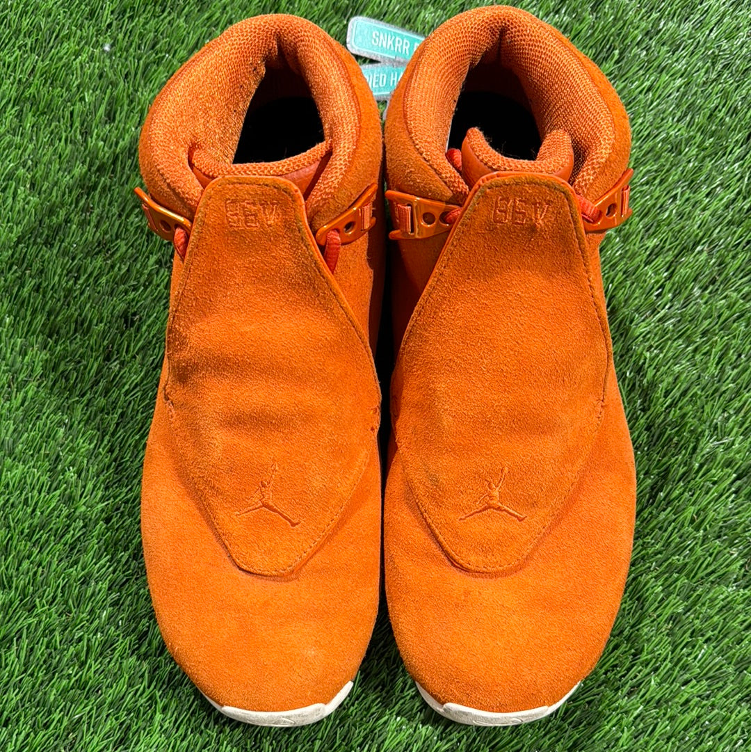 Air Jordan 18 Retro 'Orange Suede'