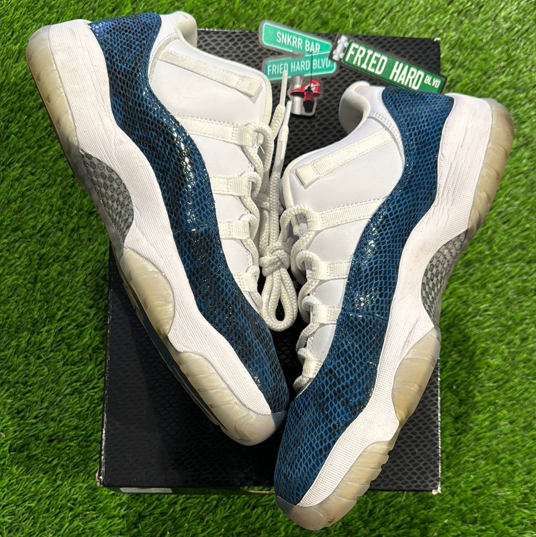Air Jordan 11 Retro Low 'Navy Snakeskin' 2019