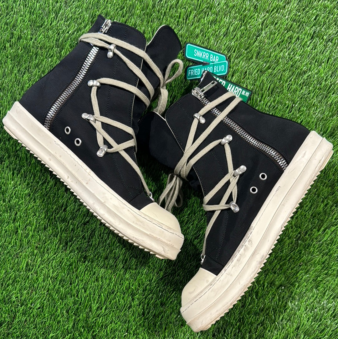 Rick Owens Lido DRKSHDW Hexa High 'Black Milk'
