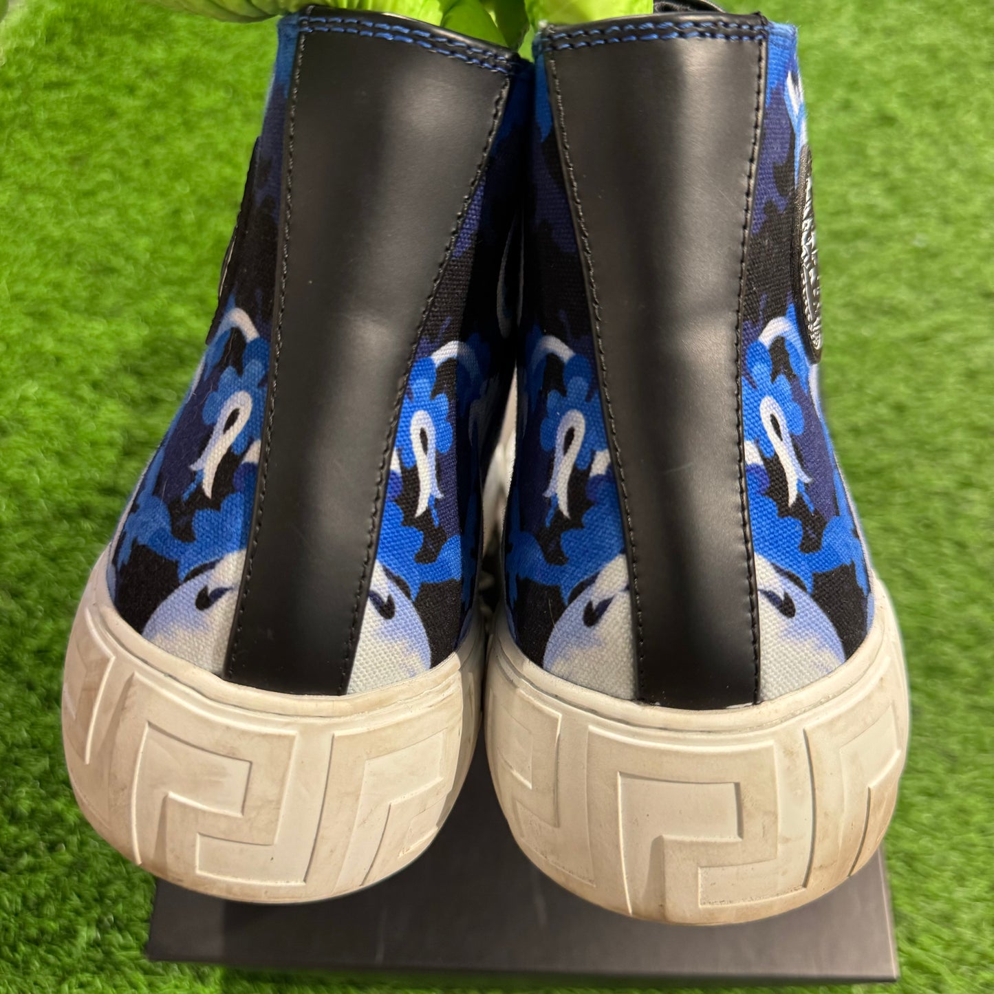 Versace Greca High 'Barocco Print - Lapis'