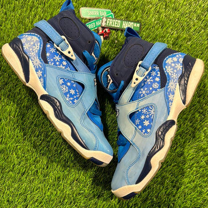 Air Jordan 8 Retro GS 'Snowflake' 7Y/8.5W