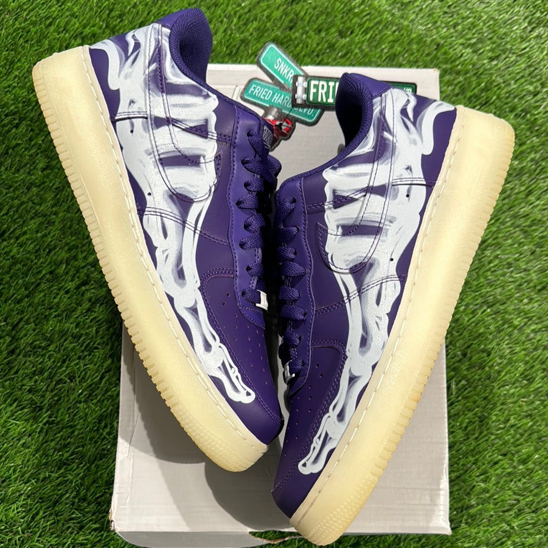 Air Force 1 Low 'Purple Skeleton' 10.5M/12W