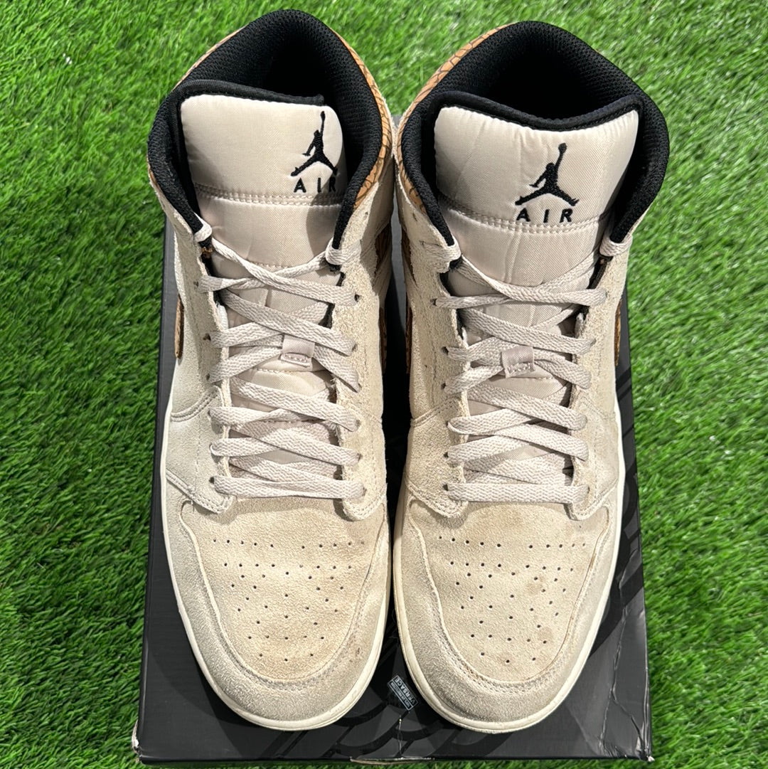 Air Jordan 1 Mid SE 'Brown Elephant'