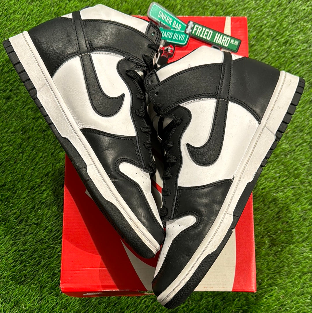 Dunk High 'Black White'