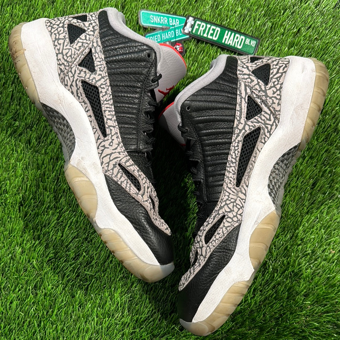 Air Jordan 11 Retro Low IE 'Black Cement'
