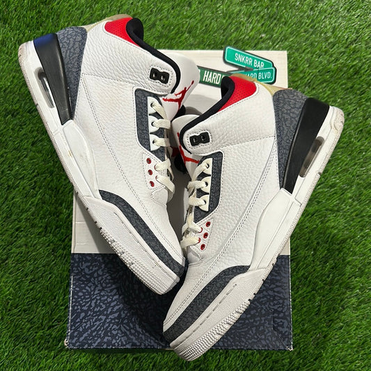 Air Jordan 3 Retro Denim SE 'Fire Red'