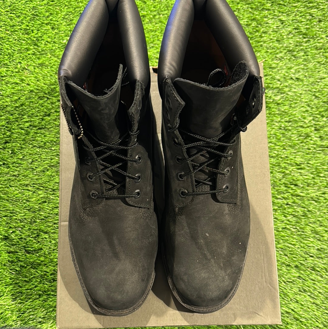 Timberland 6 Inch Classic Waterproof Boot Wide 'Black Nubuck'