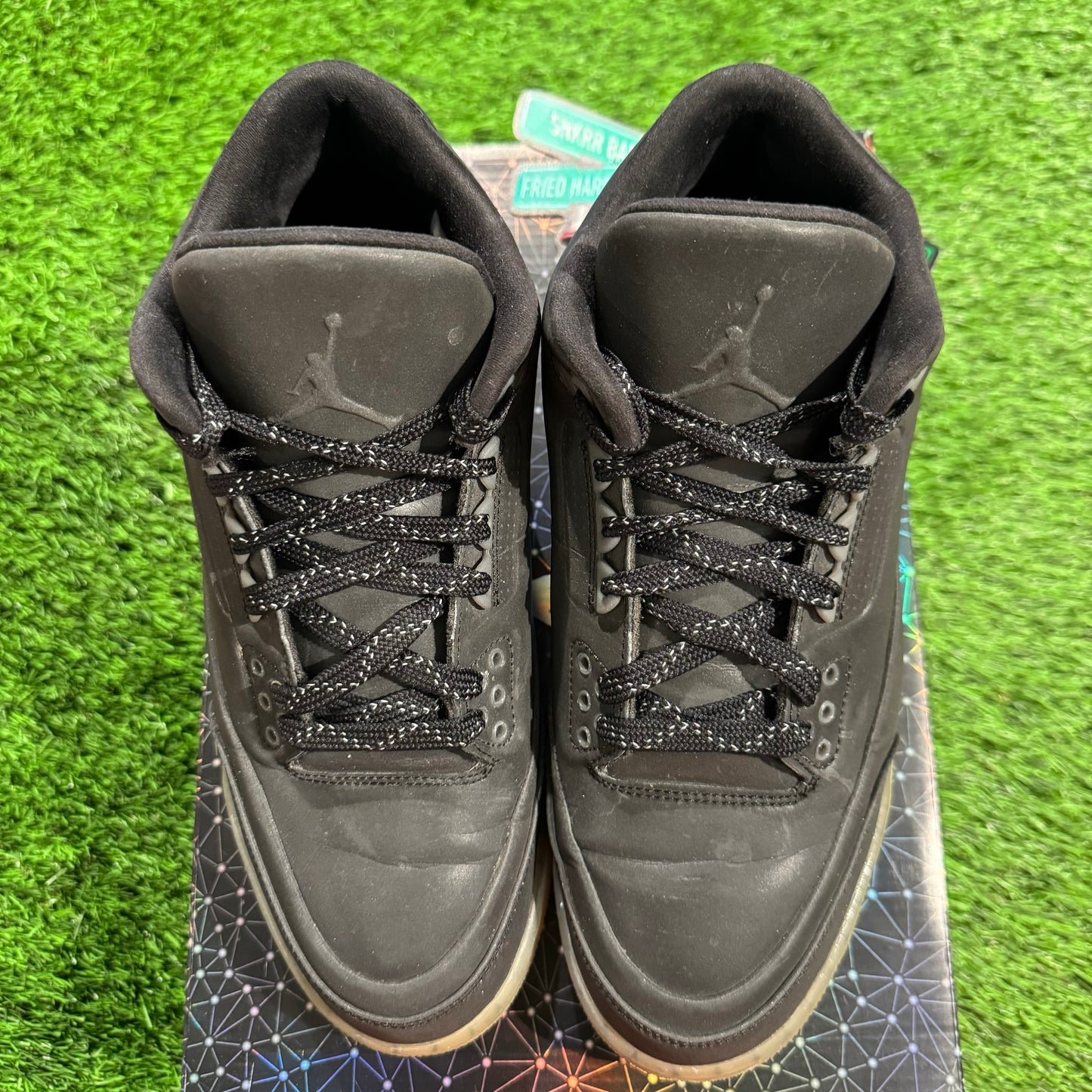 Air Jordan 3 5Lab3 'Reflective Black' 8M/9.5W