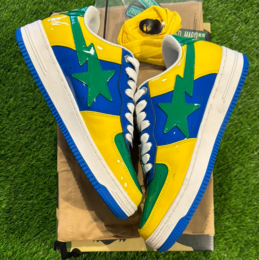 Bapesta FS-001 Low 'Yellow Blue Green'