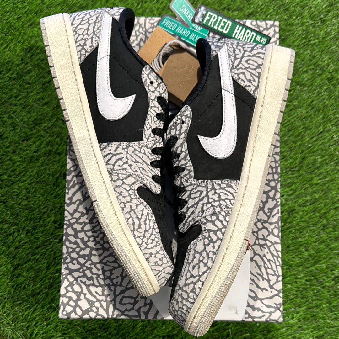 Air Jordan 1 Retro Low OG 'Black Cement'