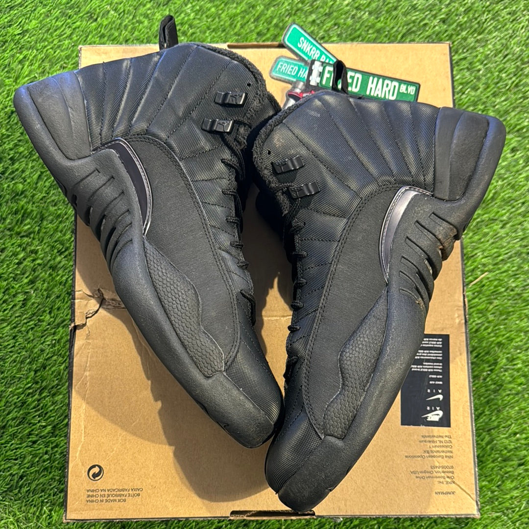 Air Jordan 12 Retro Winterized 'Triple Black'