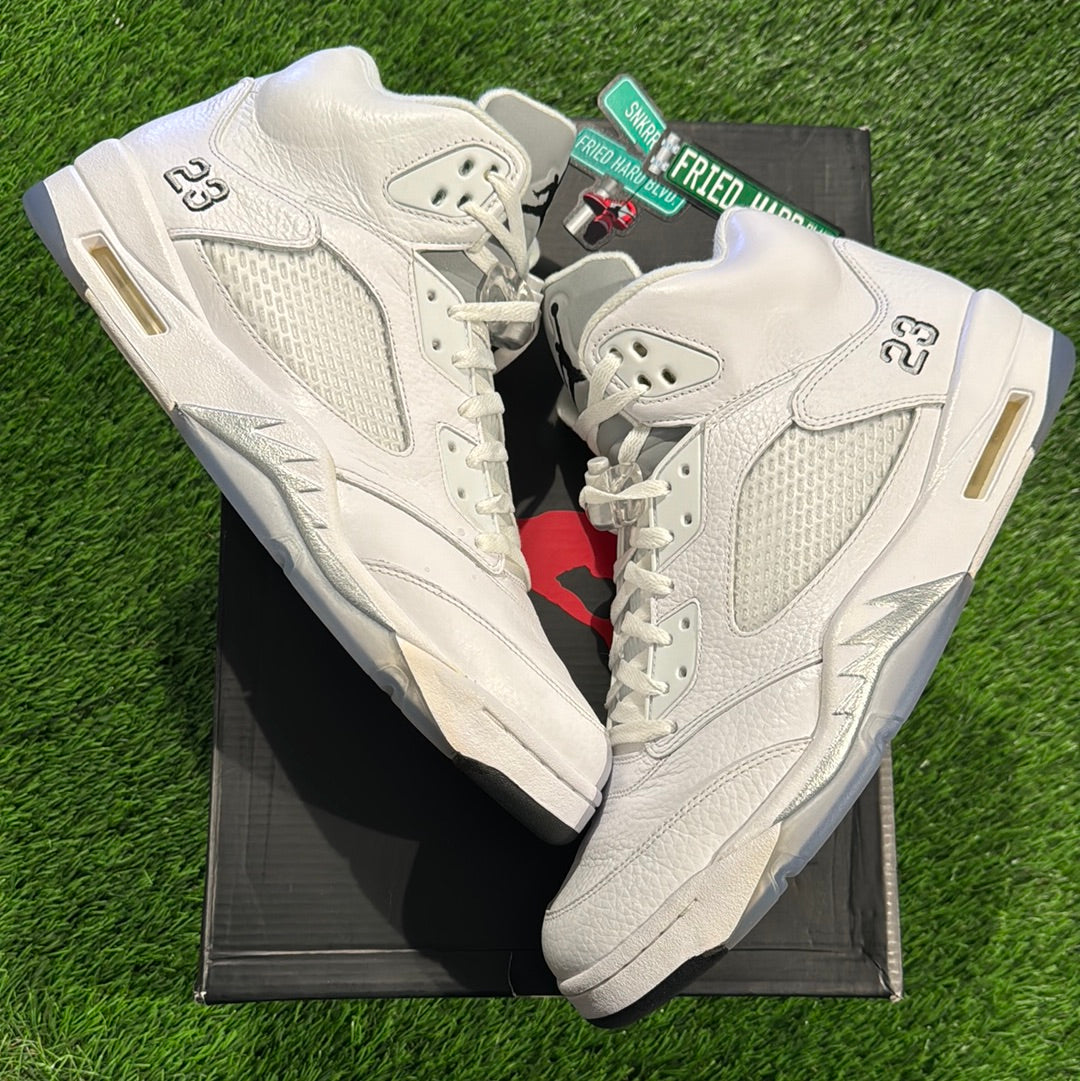 Air Jordan 5 Retro 'Metallic White' 2015