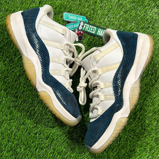 Air Jordan 11 Retro Low 'Navy Snakeskin' 2019