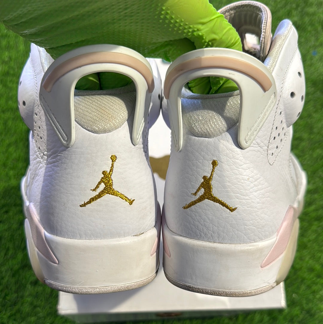 Wmns Air Jordan 6 Retro 'Gold Hoops'