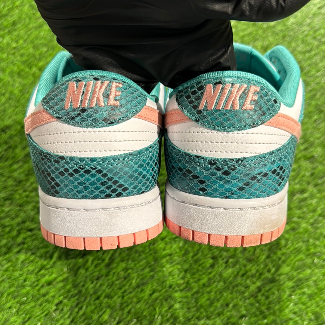 Dunk Low 'Washed Teal Snakeskin'
