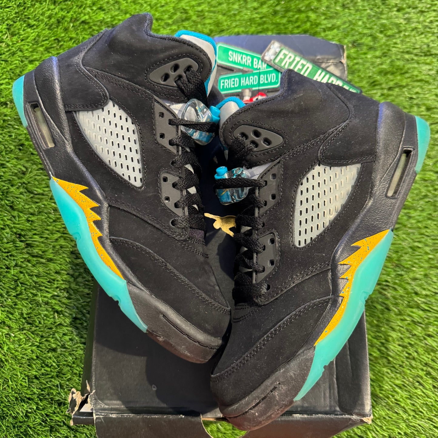 Air Jordan 5 Retro GS 'Aqua'