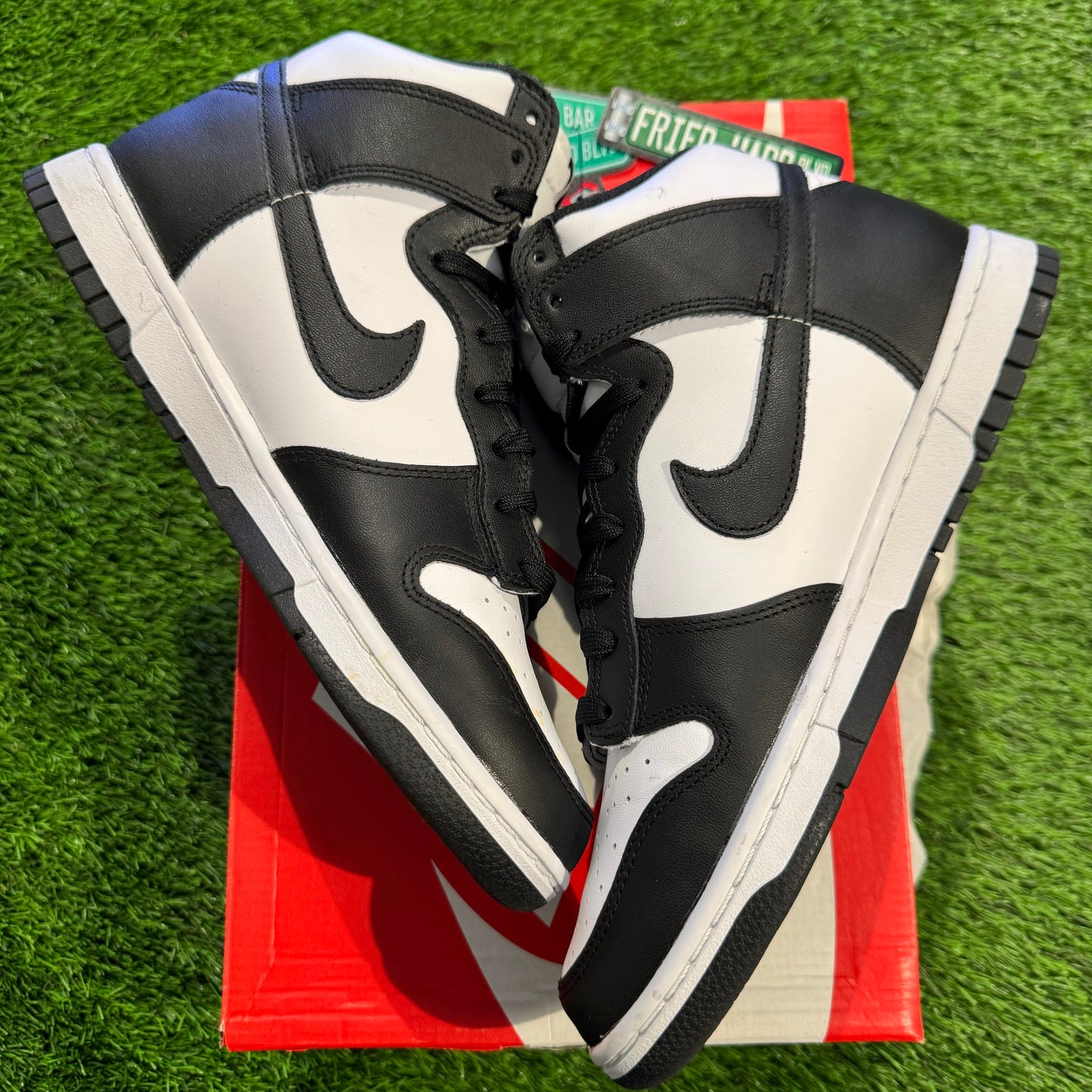 Dunk High 'Black White'