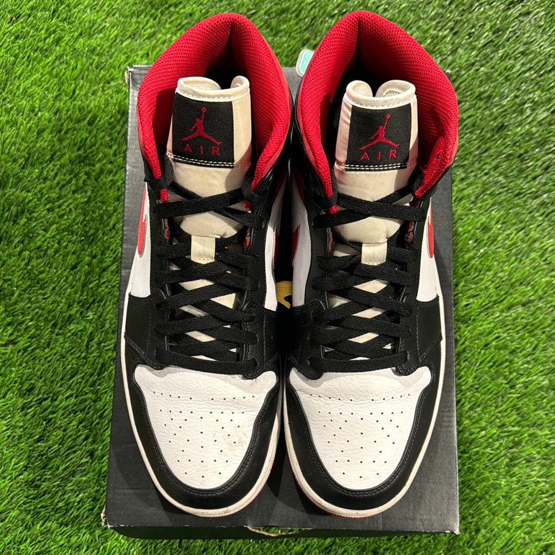 Air Jordan 1 Mid 'Black Gym Red'