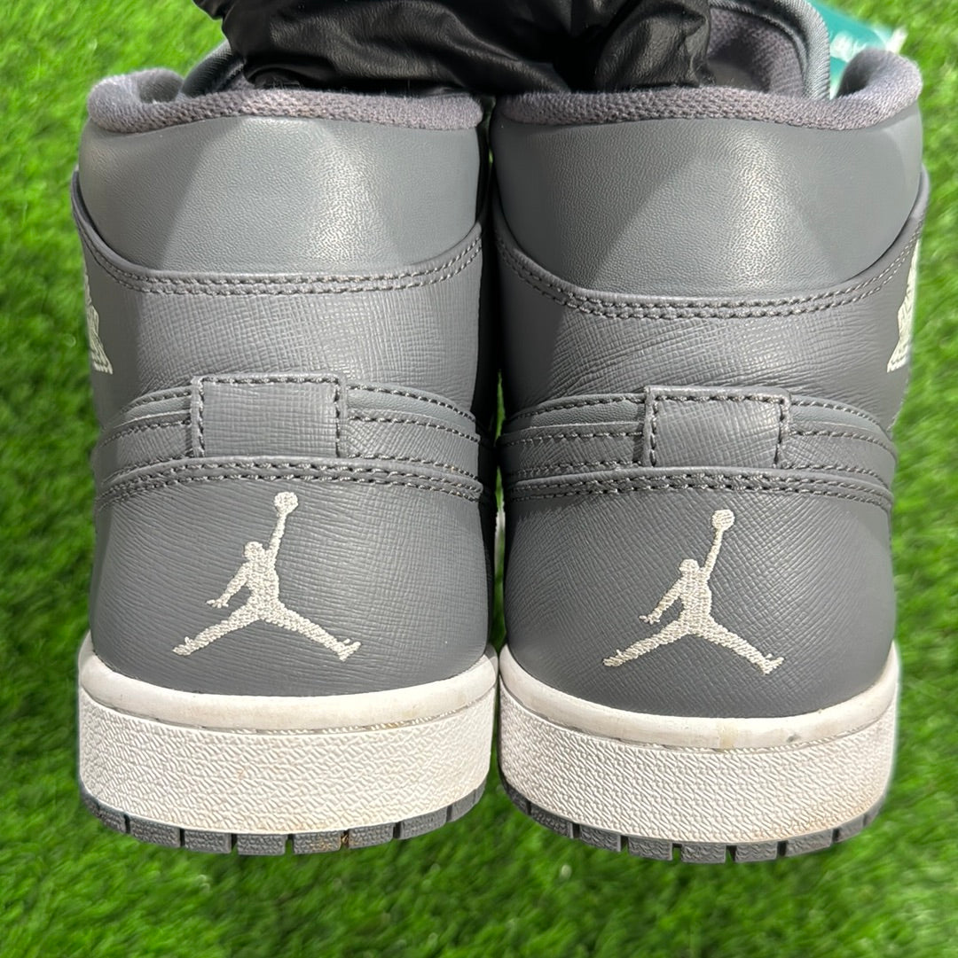 Air Jordan 1 Mid 'Grey White'