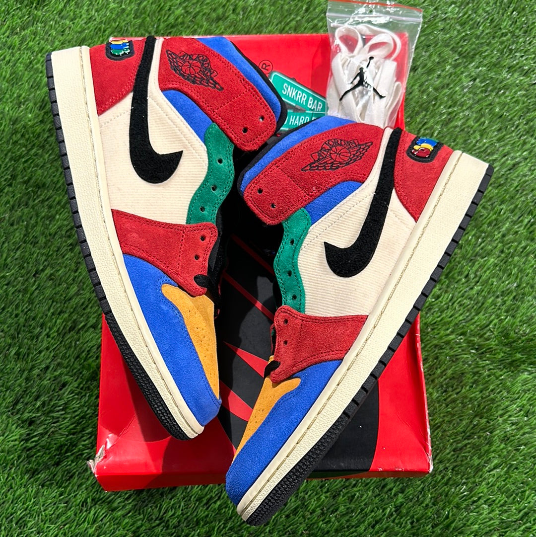 Blue The Great x Air Jordan 1 Mid 'Fearless'