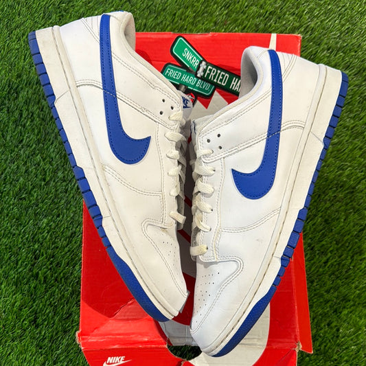 Dunk Low 'White Hyper Royal'