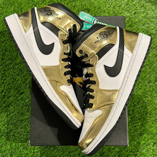 Air Jordan 1 Mid SE 'Metallic Gold'