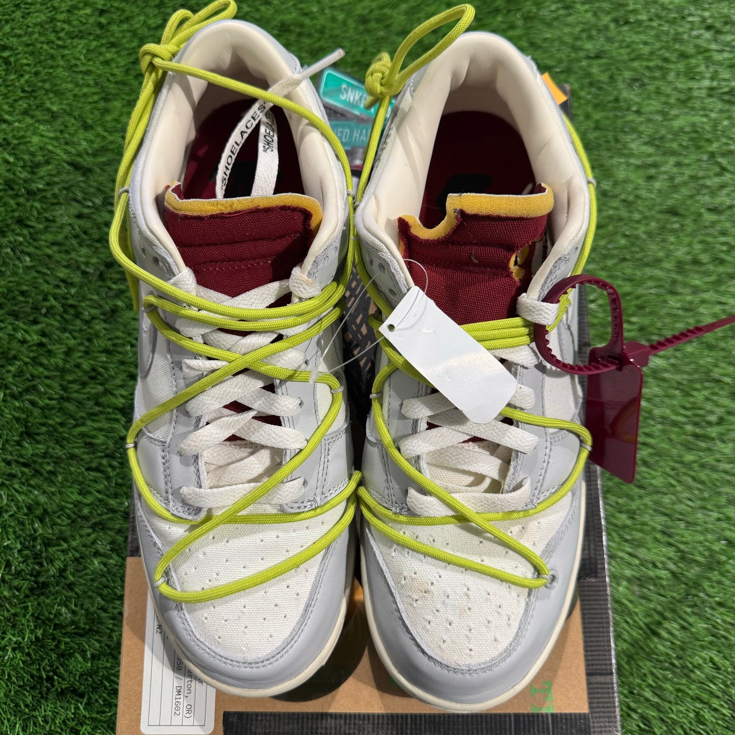 Off-White x Dunk Low 'Lot 08 of 50'
