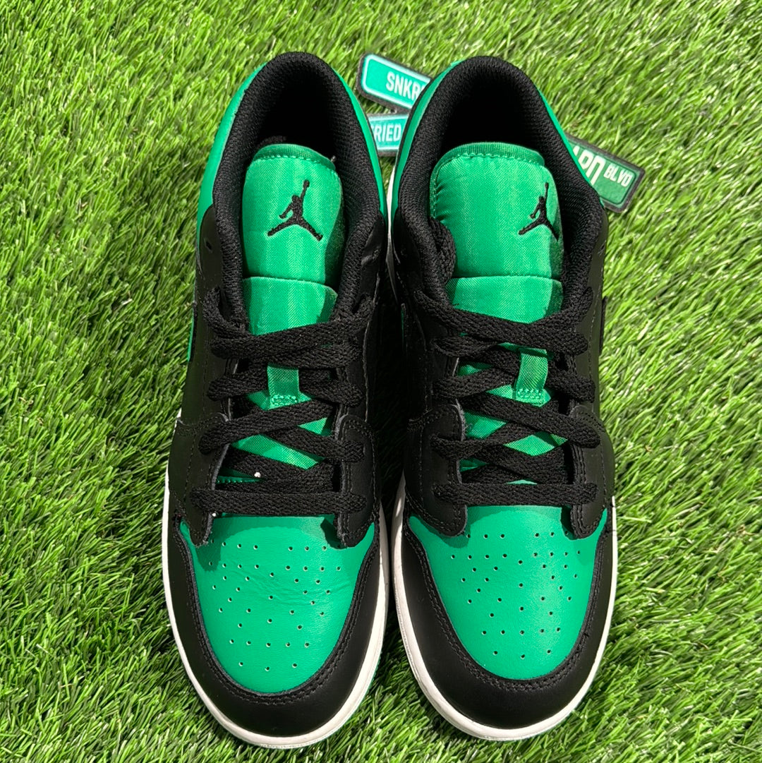 Air Jordan 1 Low GS 'Black Lucky Green'