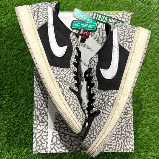 Air Jordan 1 Retro Low OG 'Black Cement'