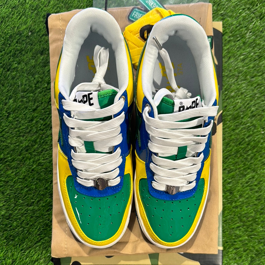Bapesta FS-001 Low 'Yellow Blue Green'
