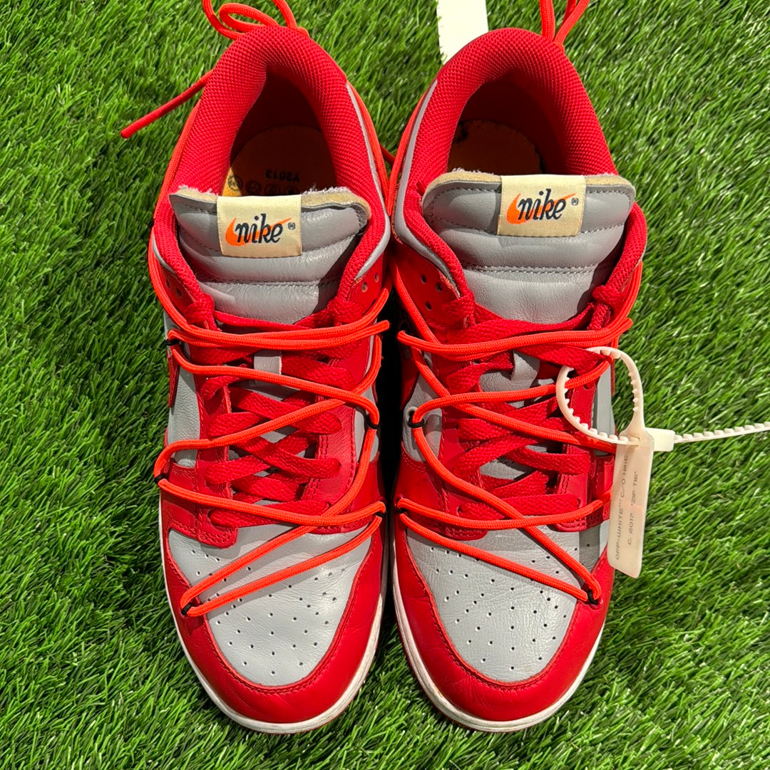 Off-White x Dunk Low 'University Red'