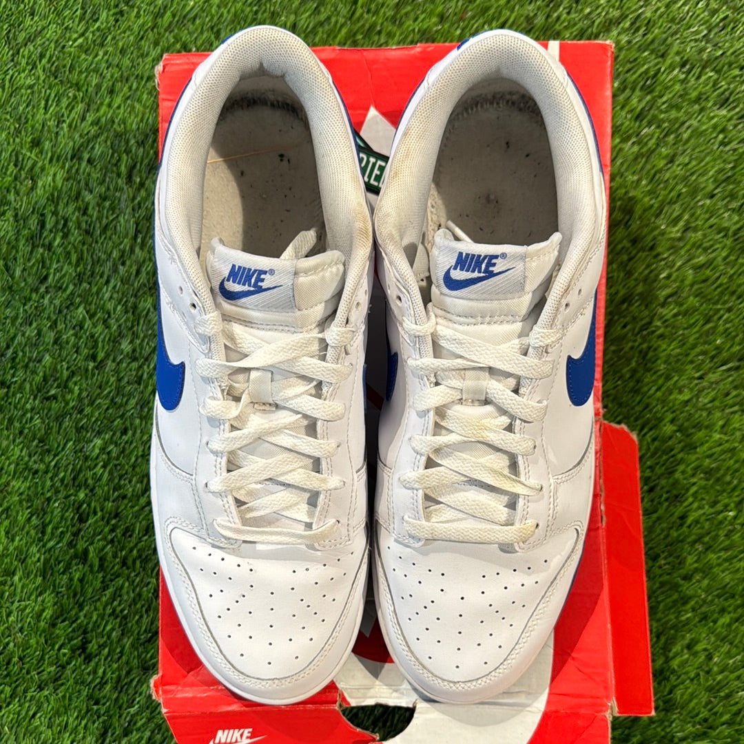 Dunk Low 'White Hyper Royal'