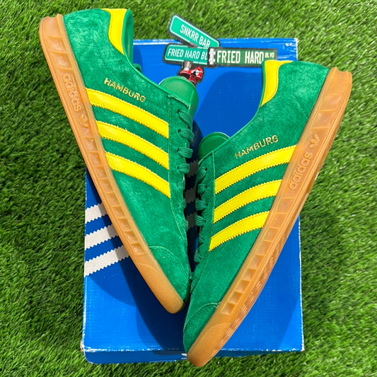 Adidas Hamburg Trainers Green Yellow