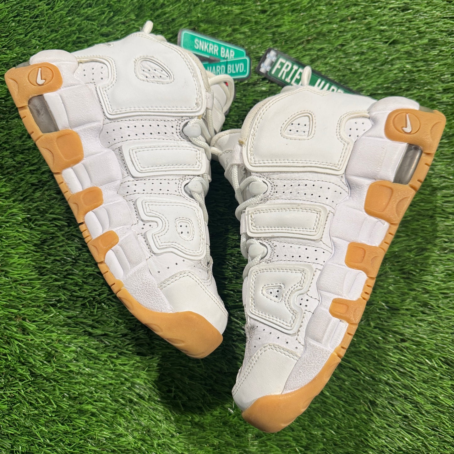 Air More Uptempo GS 'White Gum' 4Y/5.5W